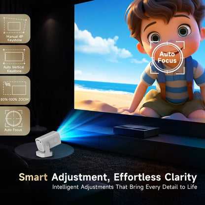Magcubic HY310 Projector – 4K Auto Focus, Android 11, 330 ANSI, 5W Speaker