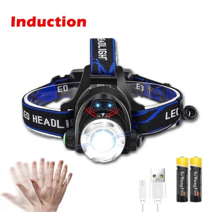 Rechargeable 2000 Lumen LED Headlamp with Adjustable Zoom | Lumora
