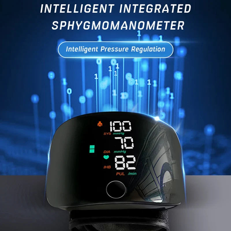 Rechargeable Digital Wrist Blood Pressure Monitor
