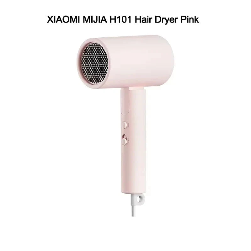 MIJIA 1600W Foldable Ionic Hair Dryer – 20,000 RPM High-Speed Motor, 15m/s Airflow for Quick Drying & Travel