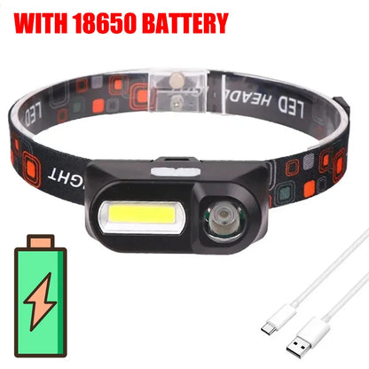 Rechargeable 2000 Lumen LED Headlamp with Adjustable Zoom | Lumora