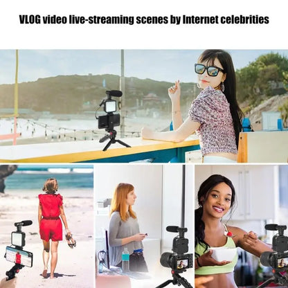All-in-One Creator Kit – Phone Tripod, Mic & Ring Light