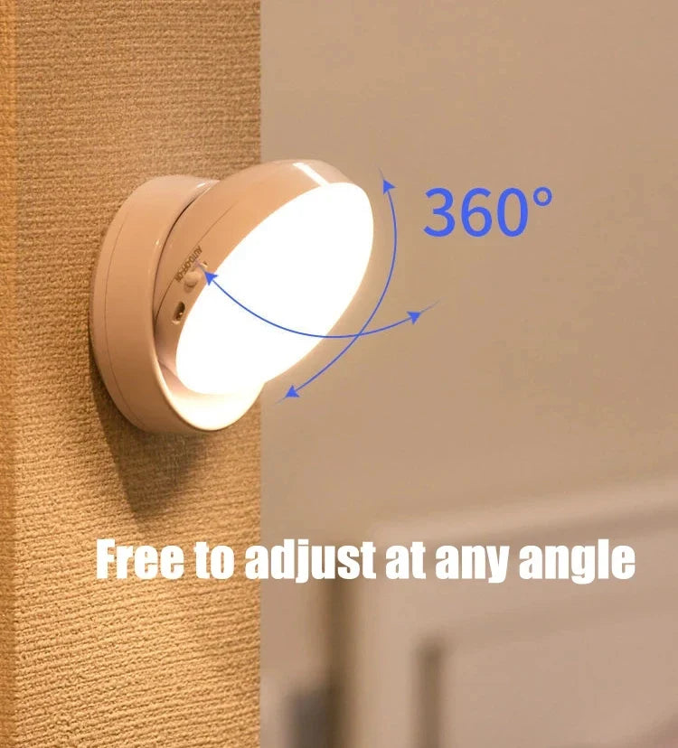LED Night Light USB - Motion Sensor Bedside Cabinet & Wardrobe Lamp