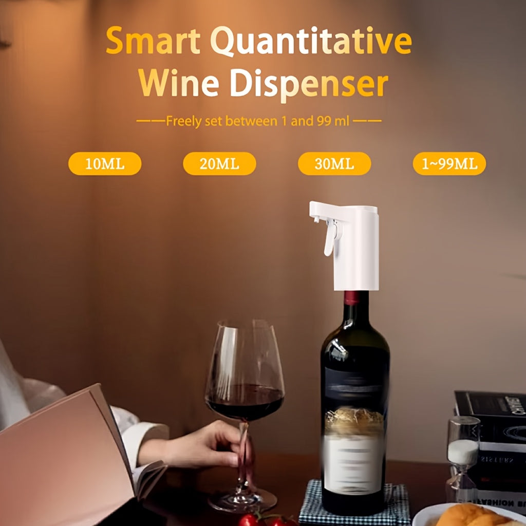 Automatic Wine Dispenser, Smart Aerator with One-Touch Operation & LED Indicator